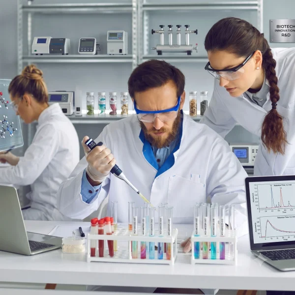 Chemical and R&D laboratory workflow for rotary evaporation