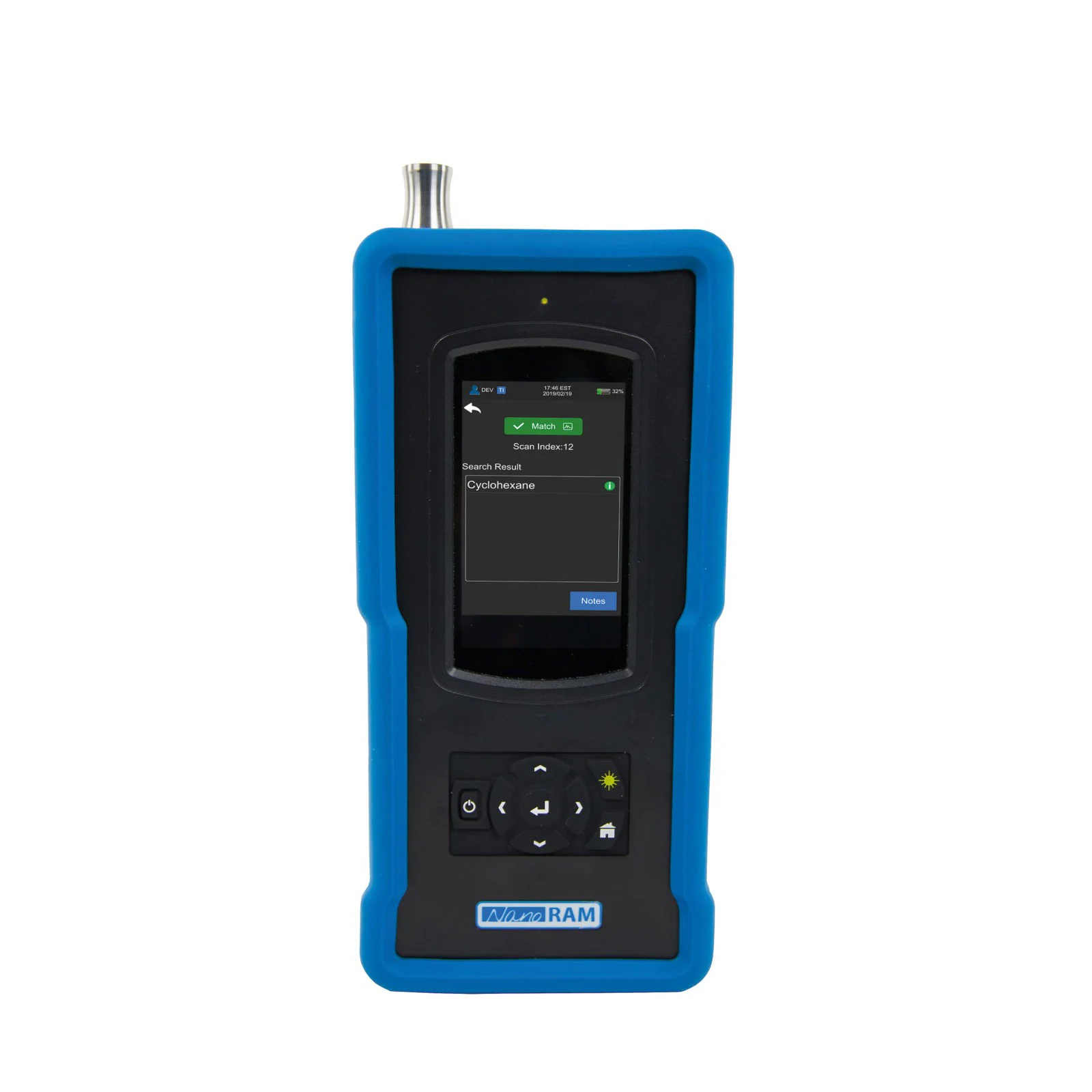Metrohm NanoRam 1064 Flex handheld Raman spectrometer for pharmaceutical raw material identification