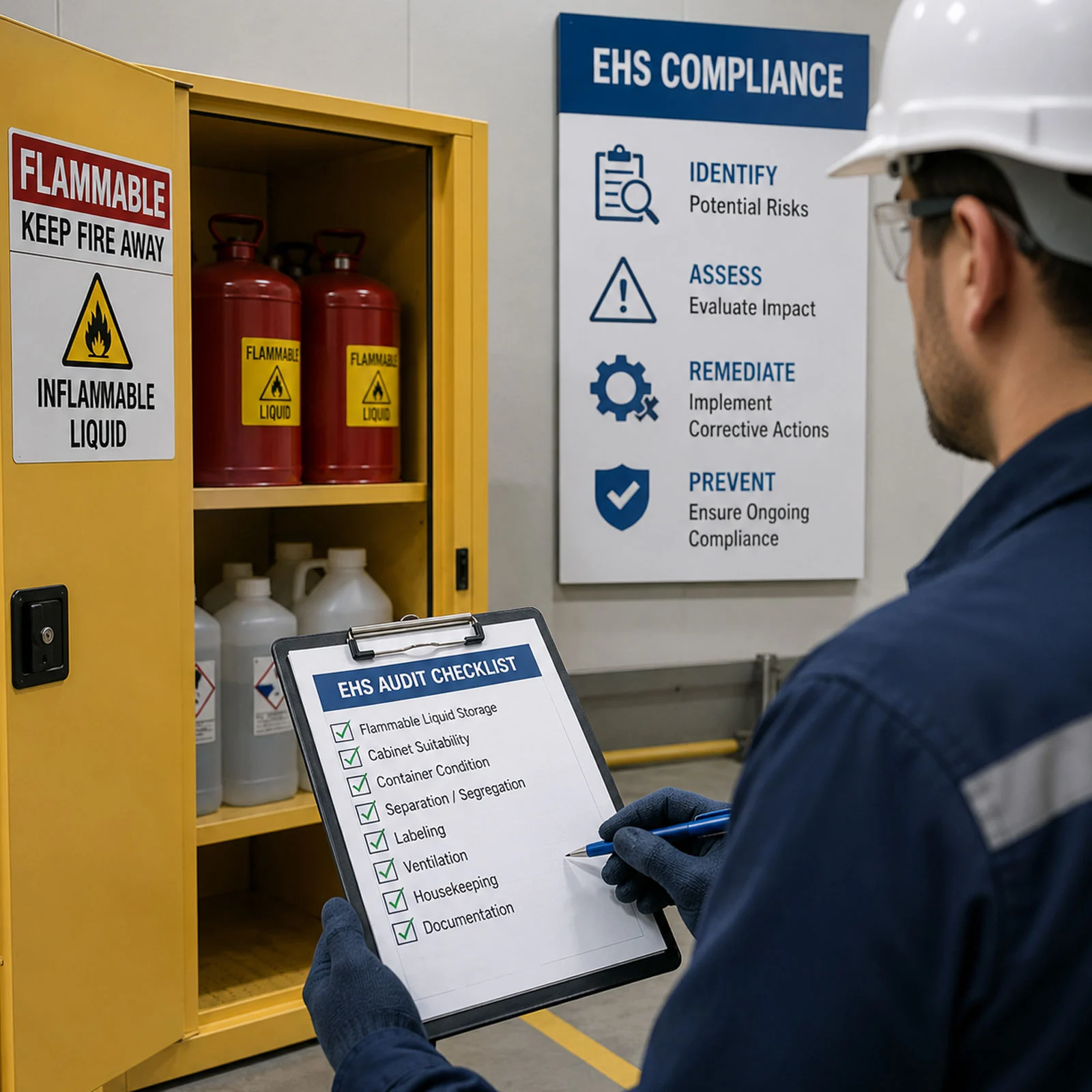  EHS and audit review in laboratory setting 