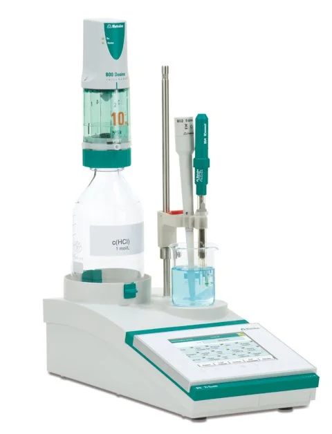 Metrohm automated titrator for environmental water analysis
