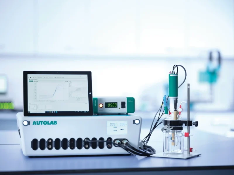 Metrohm Autolab potentiostat galvanostat electrochemical research workstation with NOVA software